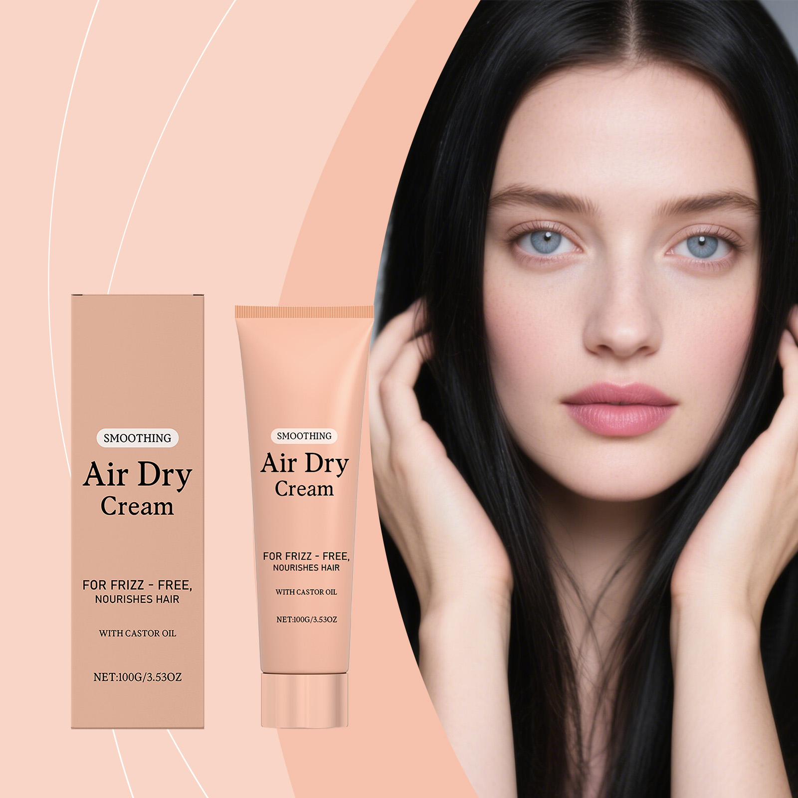 Hair Care For Curly Dry Hair - Haar Soepele Verzorgingscrème Voedt, herstelt, verzacht