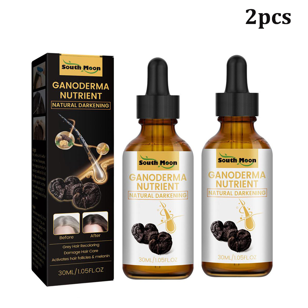 Hair Care Natural Products - 1/2 STUKS Haargroeiserumolie, Zwart Shouwu Voedend