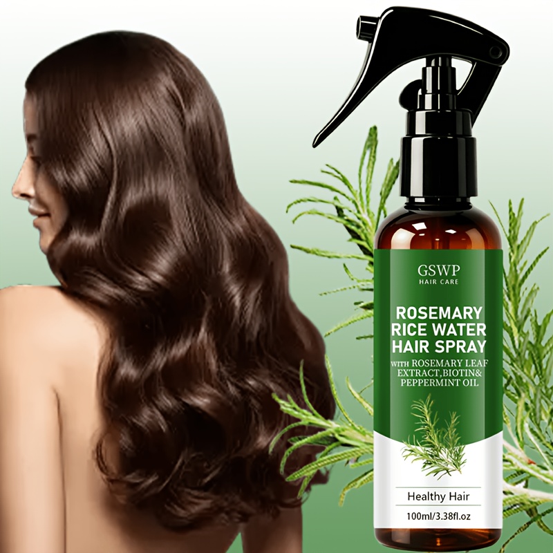 Hair Care With Rice Water - GSWP Geüpgradede Rozemarijn Rijstwater Haarverzorgingsspray. Verzacht,