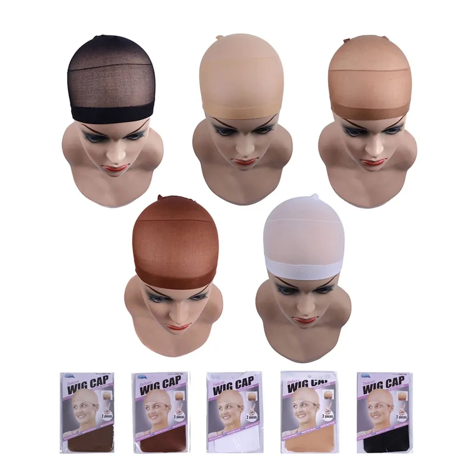 Wig Cap Stocking - 24 Stuks (12 Packs) Pruik Cap