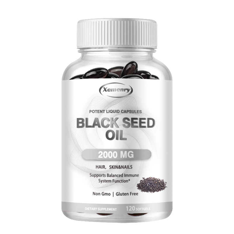 Castor Oil Cold Press - Veganistische Zwarte Zaadoliecapsules - Puur Koudgeperst