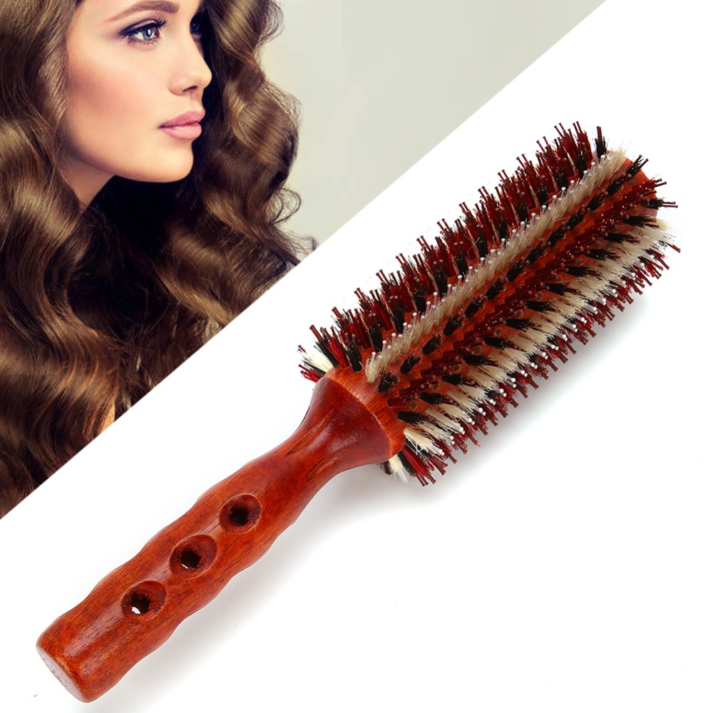Hair Care For Curly Dry Hair - Krullend haarverzorging Grote ronde haarborstel Professionele