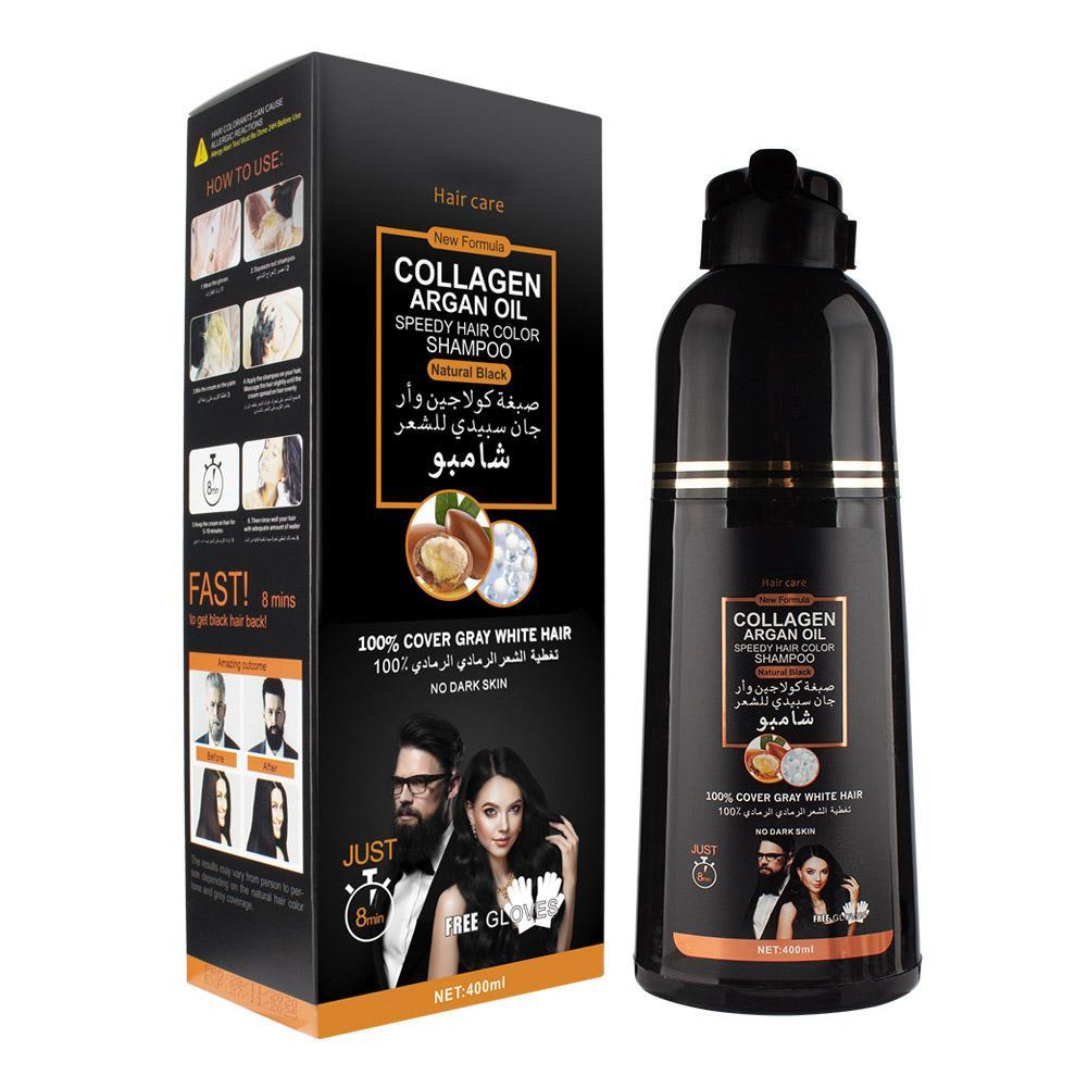 Argan Oil Treatment - 3-in-1 Collageen Arganolie Shampoo Langdurige Zwarte