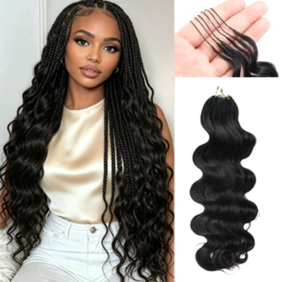 Hair Care For Wavy Hair - Knooploze, voorgedeelde 100% mensenhaar hairextensions, Miracle