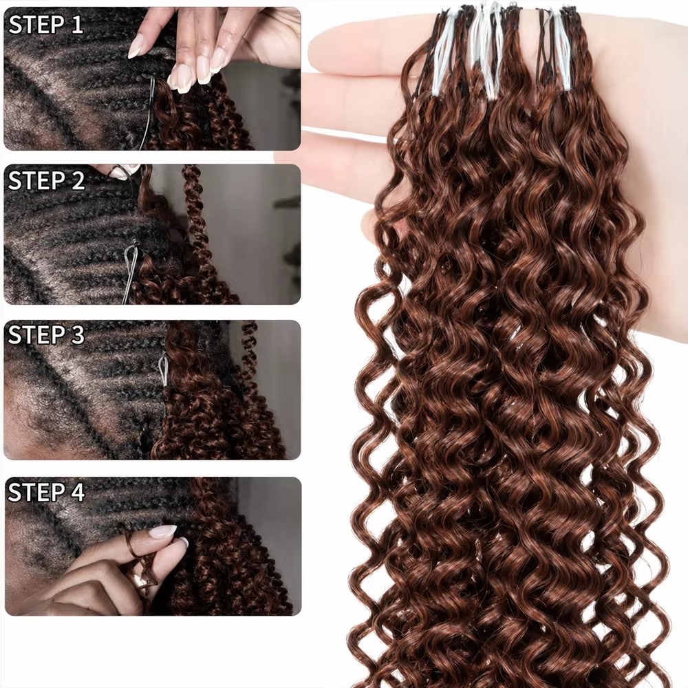 Crochet Braiding Hair - Smilegirl Deep Wave Crochet Haarwerk van