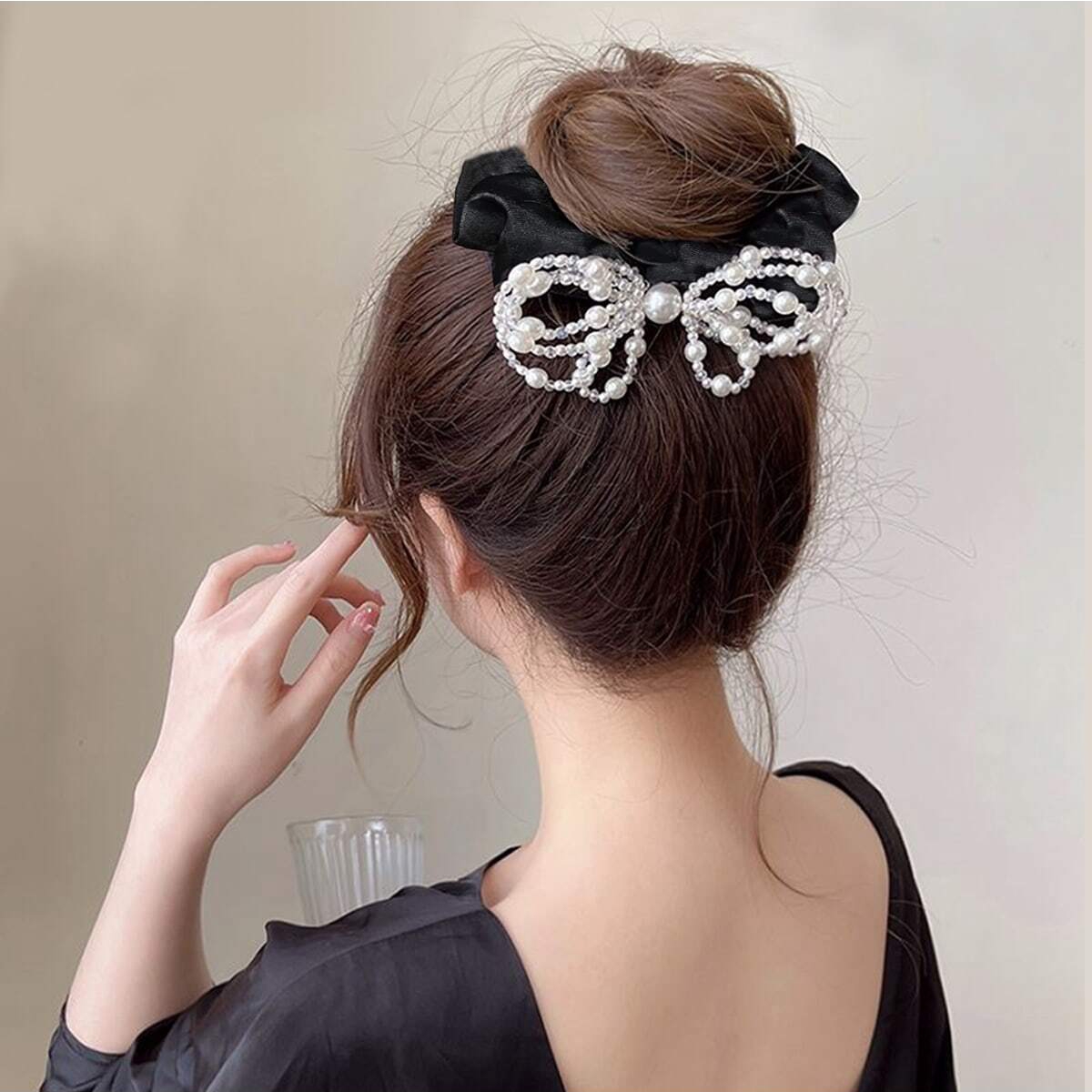 Hair Net Invisible - Zoete en elegante Franse stijl faux