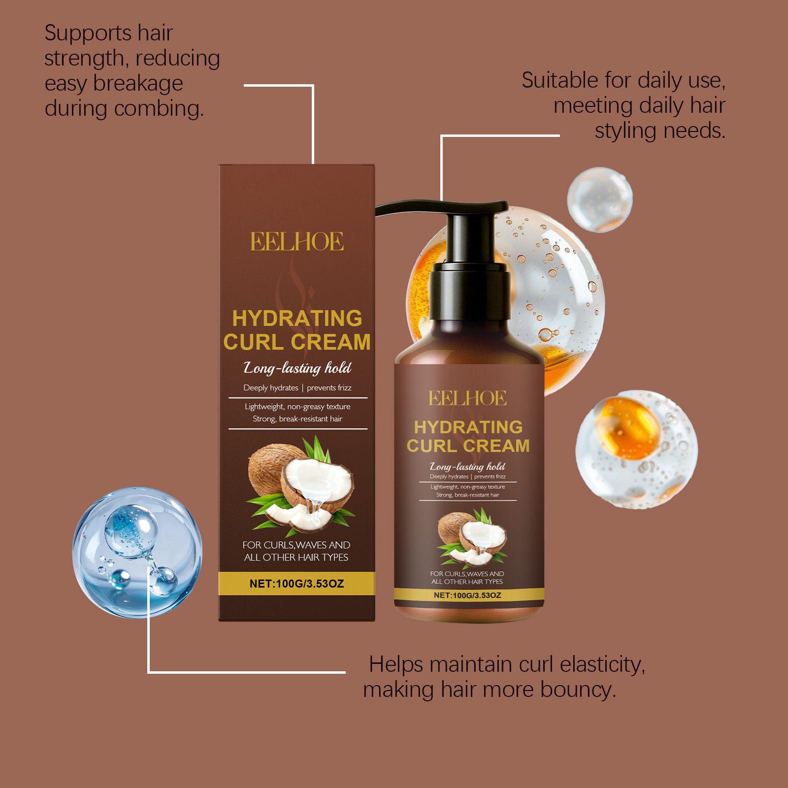 Krulstylingcrème voor golvend  - Hair Care For Wavy Hair recensie en prijs