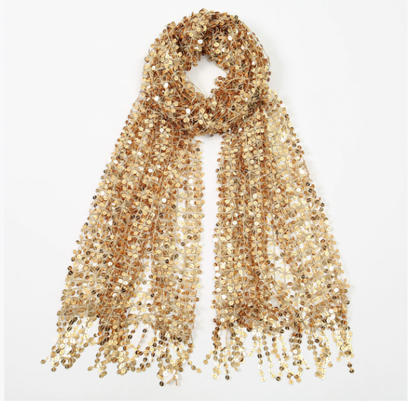 Boho Sequin Mesh Hoofddoek Gou - Hair Net Invisible recensie en prijs