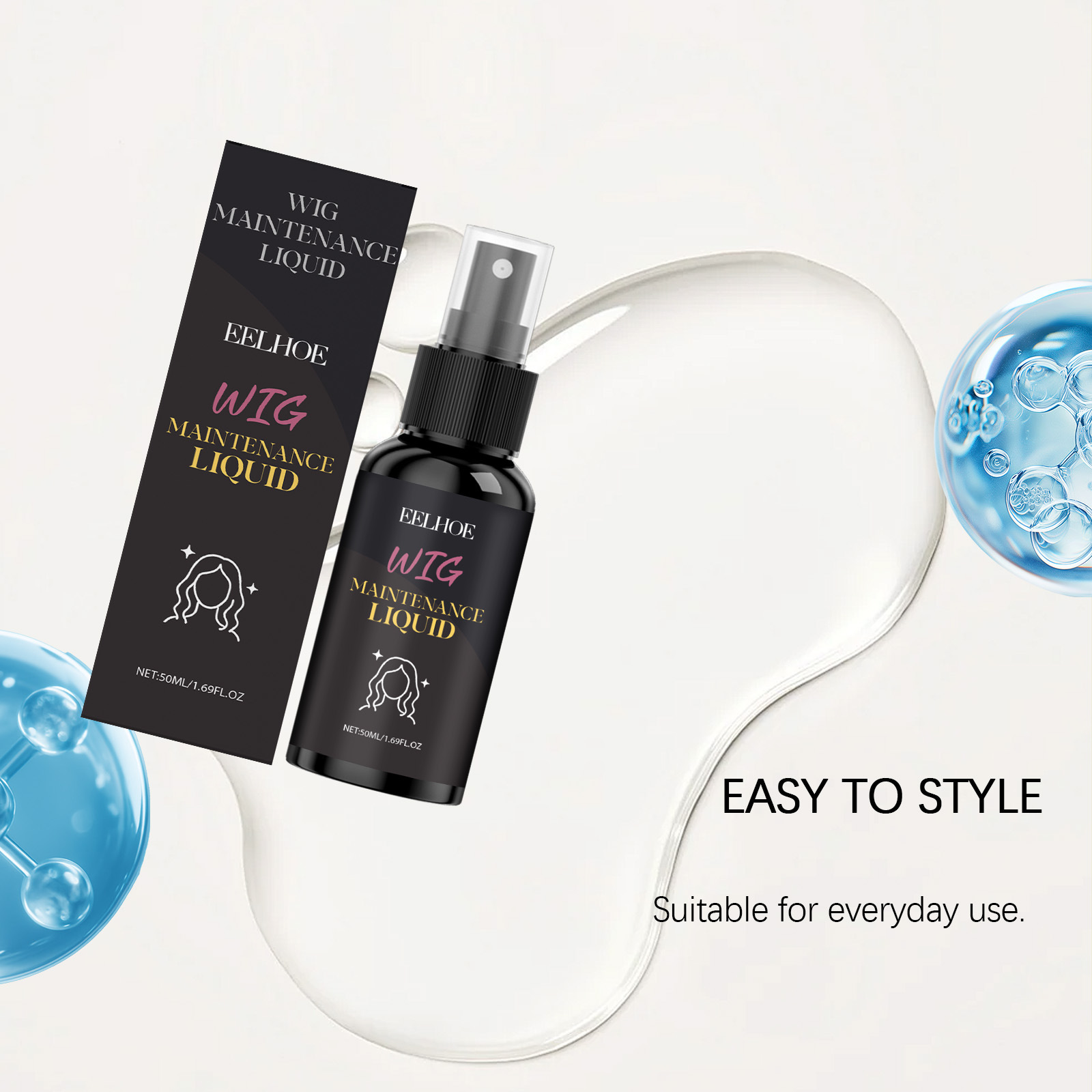 Eelhoe Kokospruik Pluizige spr - Hair Care For Curly Dry Hair recensie en prijs