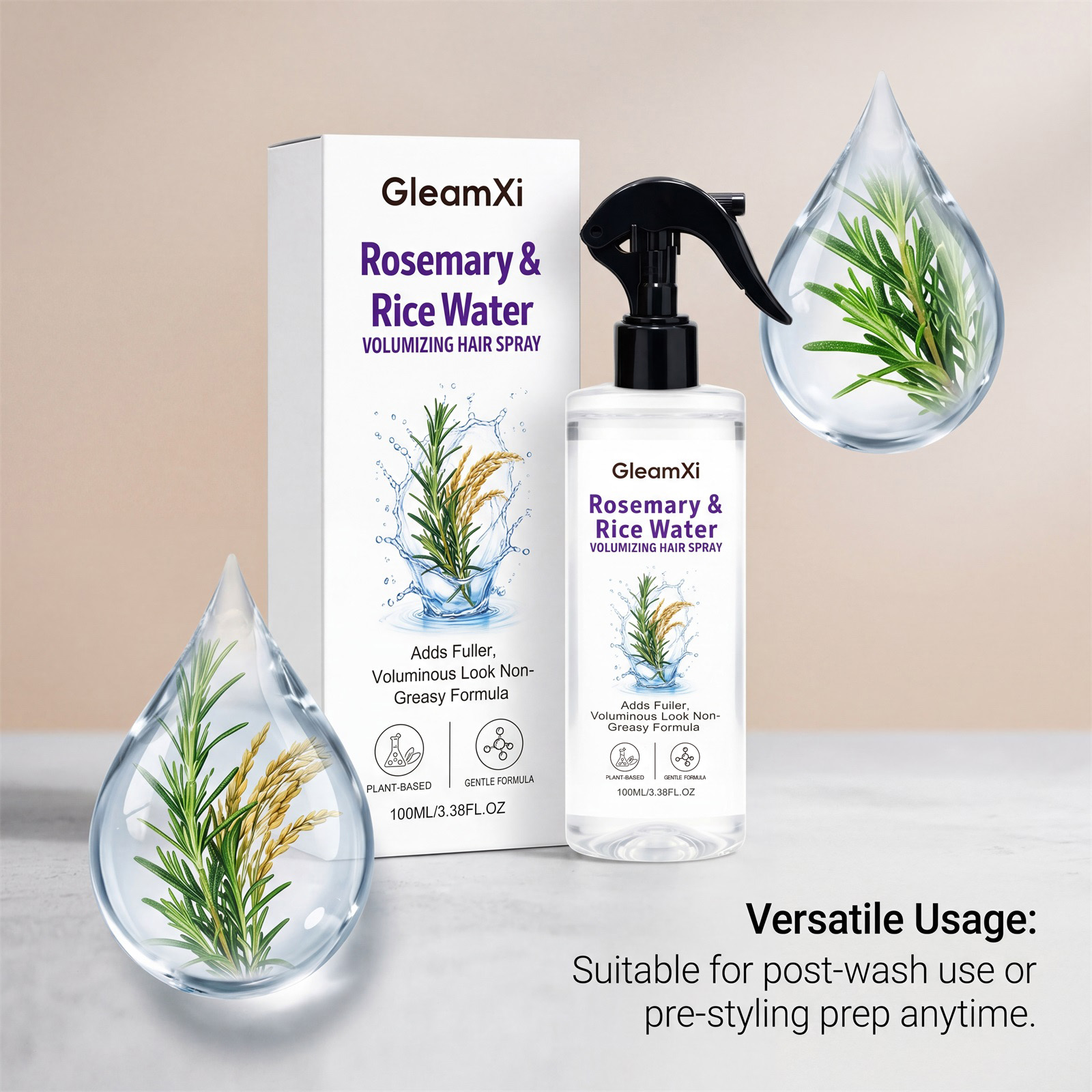 Rozemarijn Rijstwater Haarverz - Hair Care With Rice Water recensie en prijs