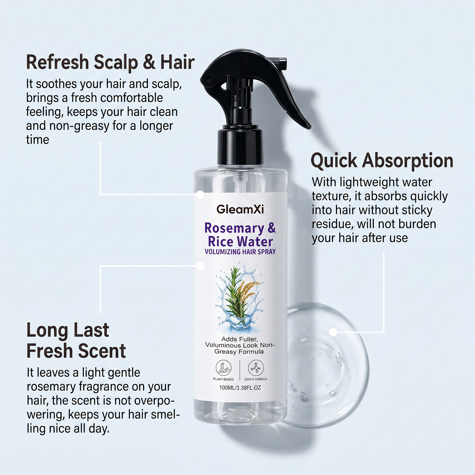 Rozemarijn Rijstwater Haar Mis - Hair Care With Rice Water recensie en prijs