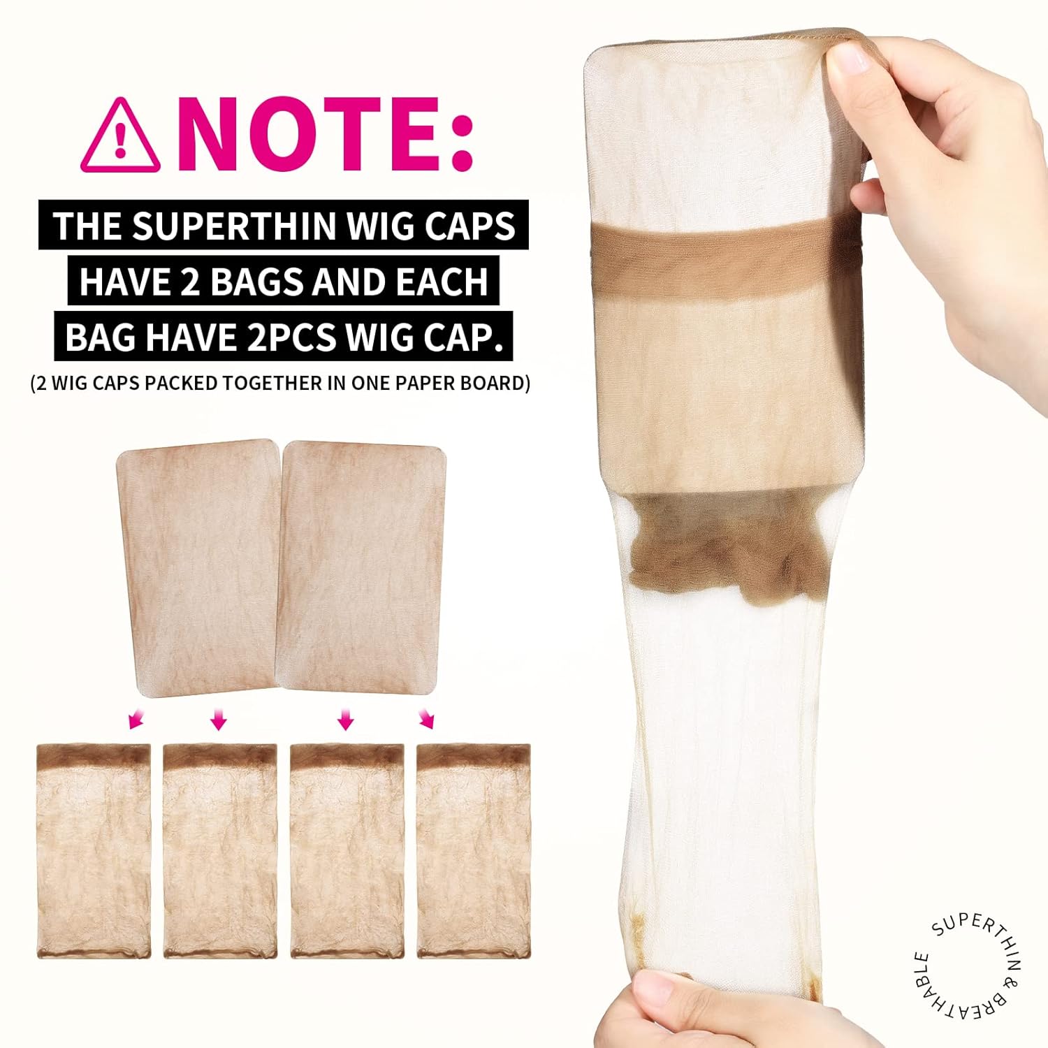 1/3 zakken Geventileerd Nylon  - Wig Cap Stocking recensie en prijs