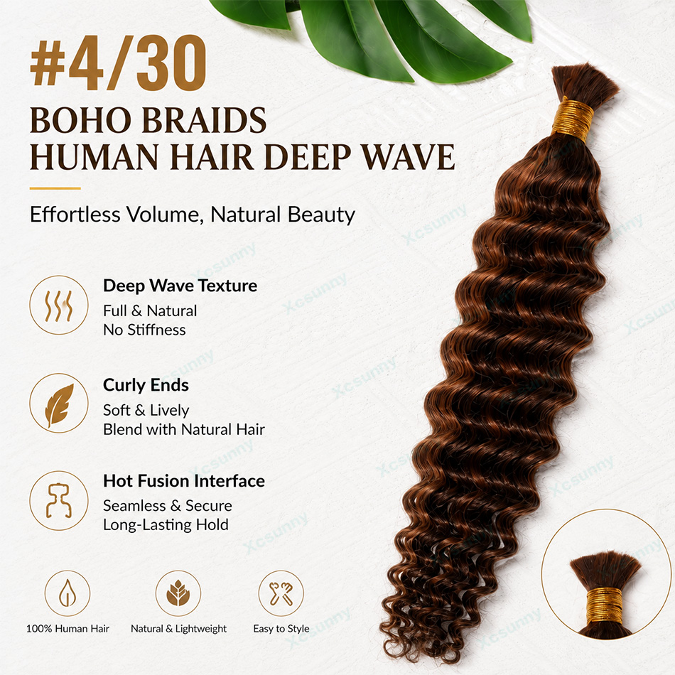 Kleur # 4/30 Boho Vlechtjes Ha - Hair Care For Wavy Hair recensie en prijs