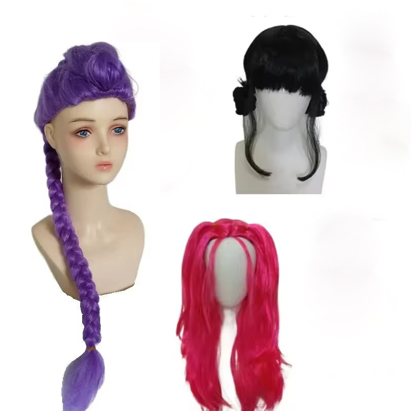 Anime Lange Paarse Vlechten Ha - Crochet Braiding Hair recensie en prijs