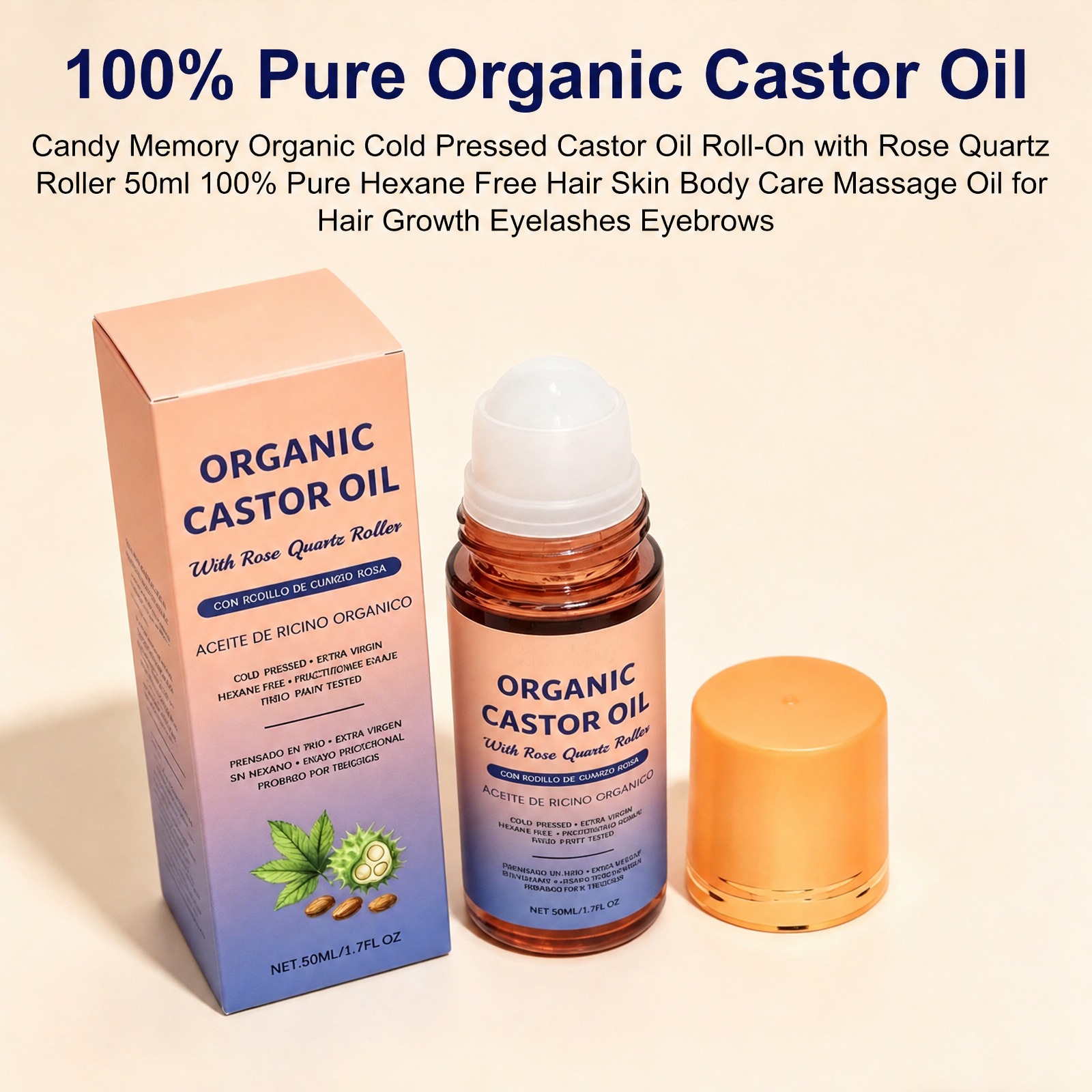 Organische Castor Olie Roller  - Castor Oil Cold Press recensie en prijs