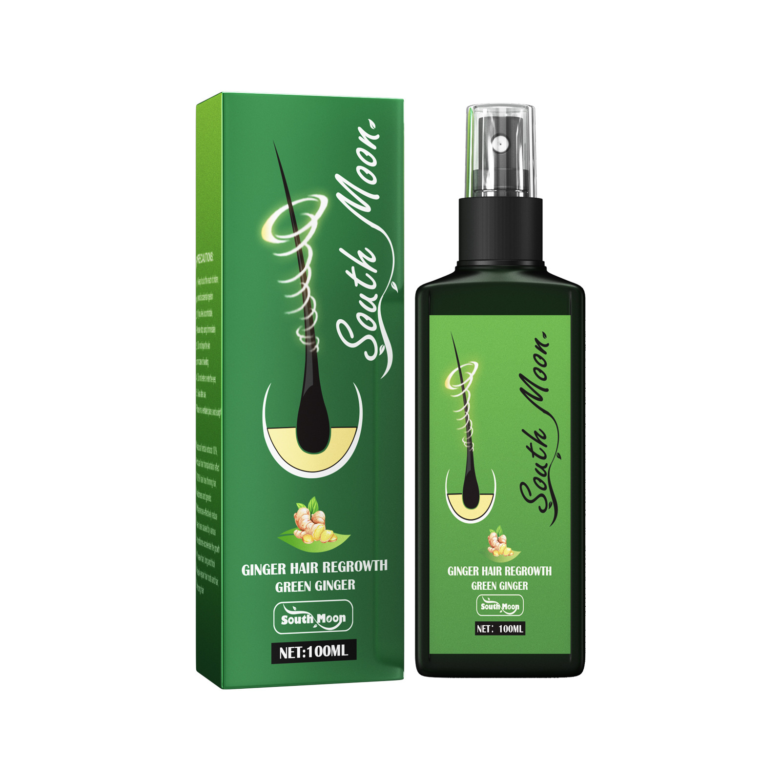 South Moon Ginger Haar Groei S - Hair Care Natural Products recensie en prijs