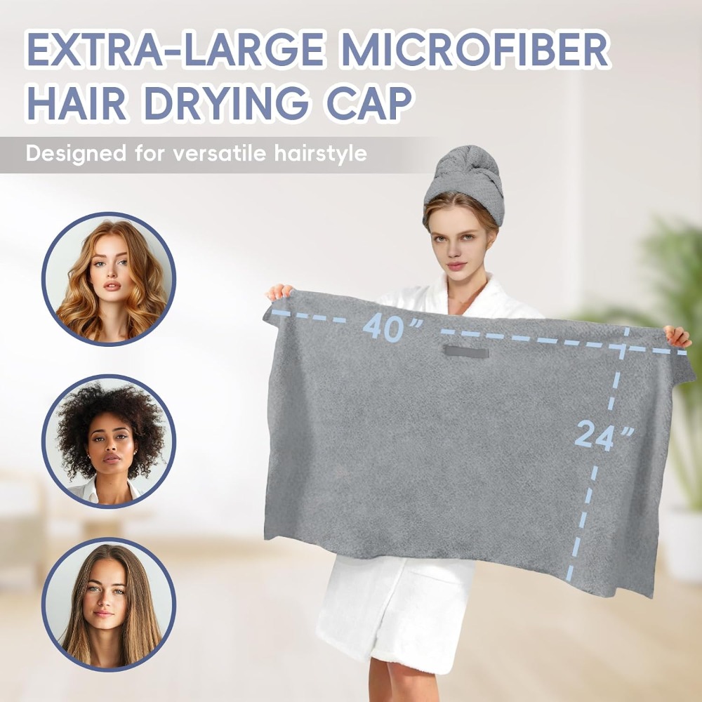 Grote microvezel haarhanddoekw - Hair Care For Curly Dry Hair recensie en prijs