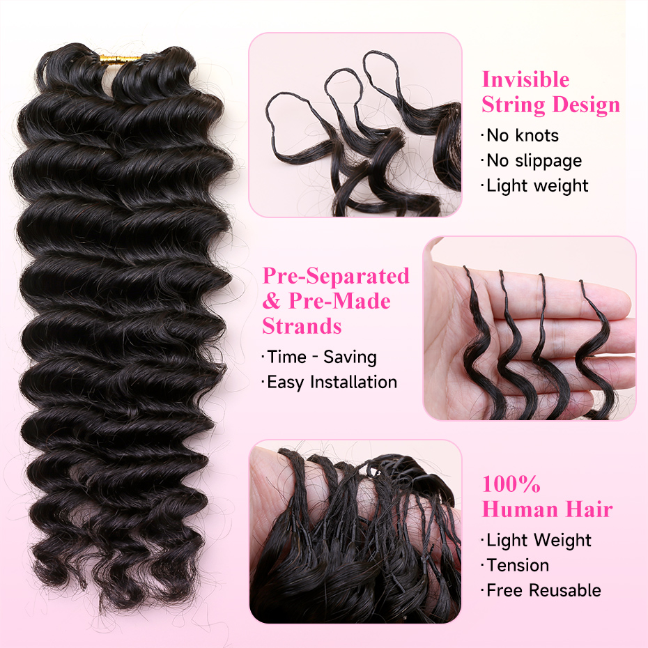 Deep Wave Feather Crochet Haar - Hair Care For Wavy Hair recensie en prijs