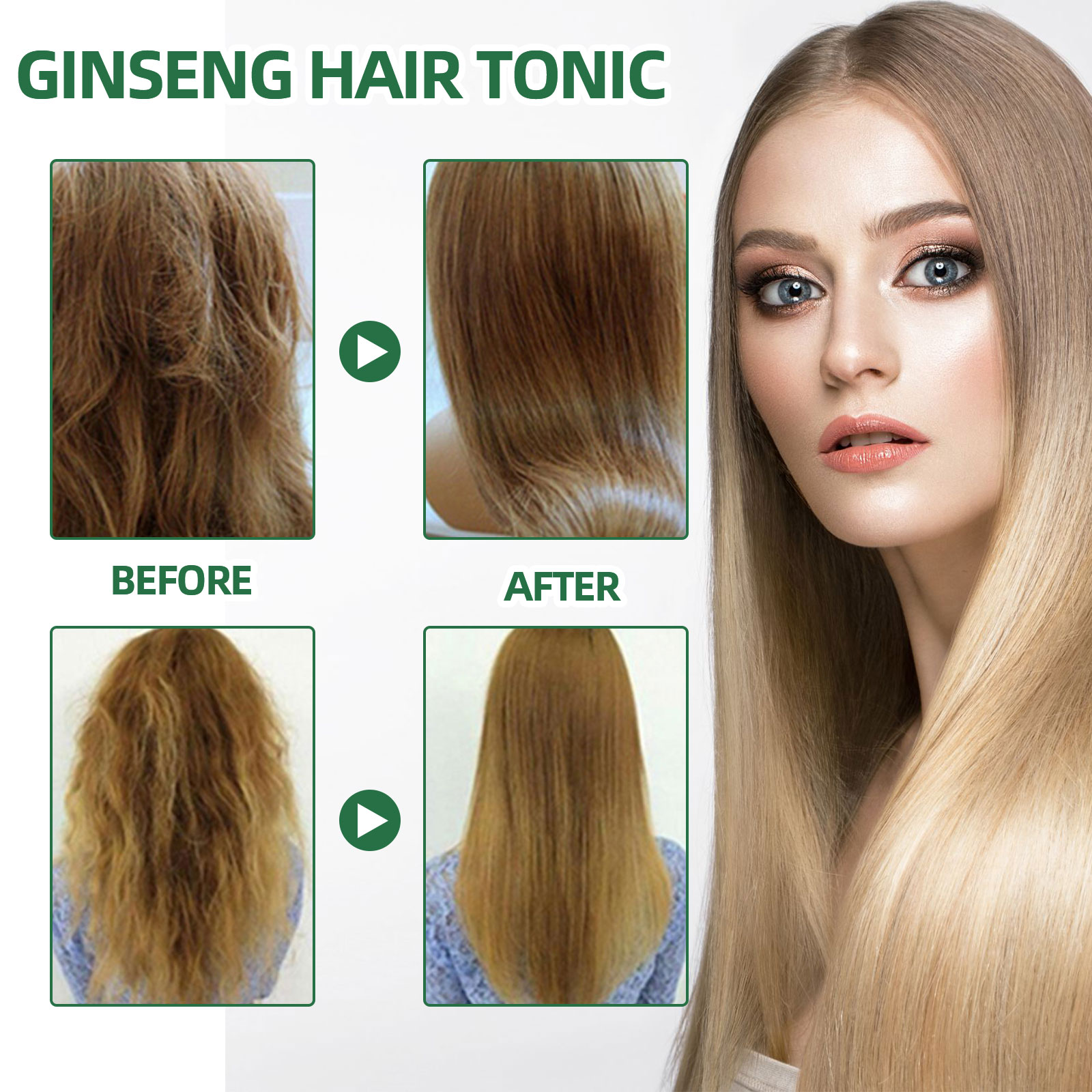 Natuurlijke Kruiden Ginseng Ha - Hair Care Natural Products recensie en prijs