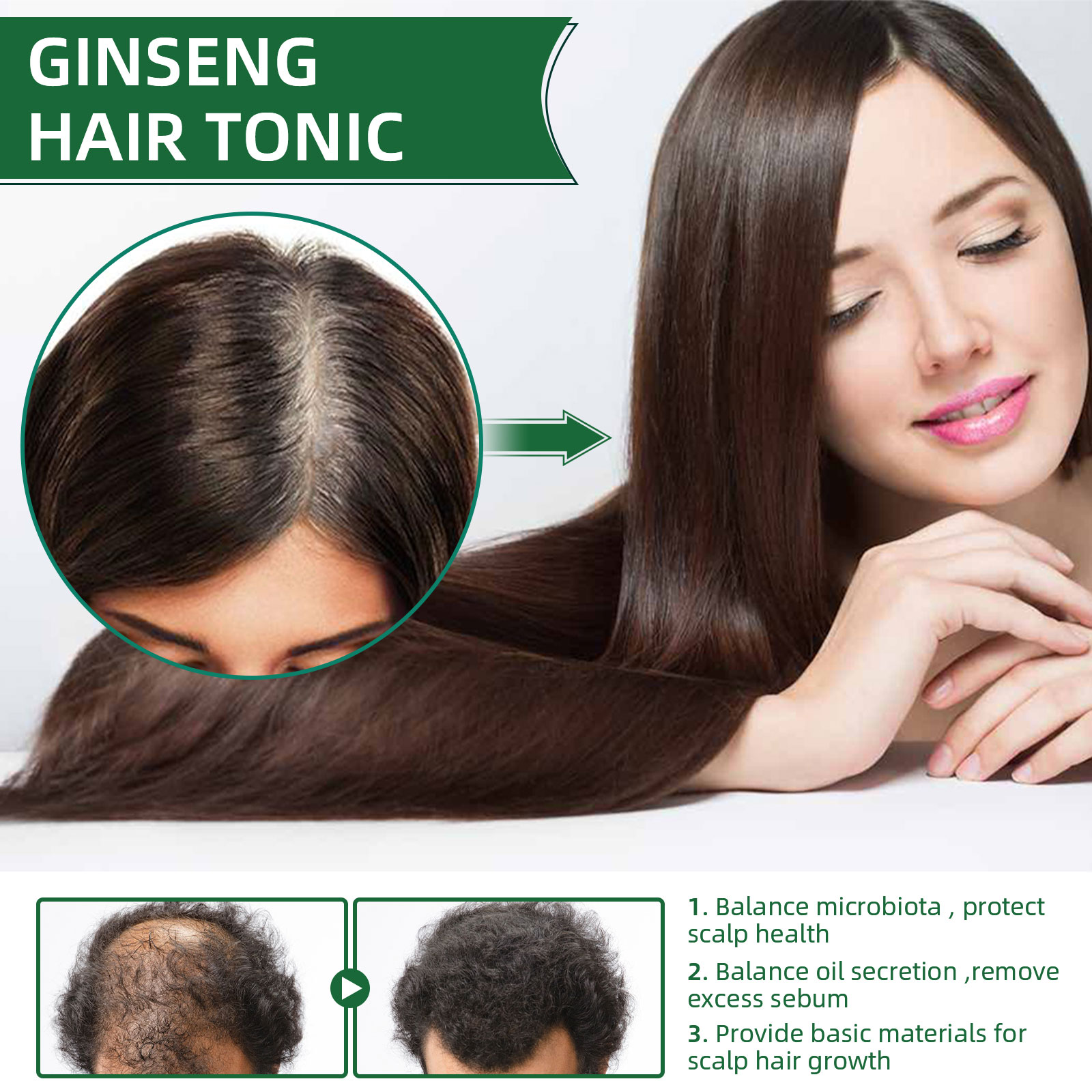Natuurlijke Kruiden Ginseng Ha - Hair Care Natural Products recensie en prijs
