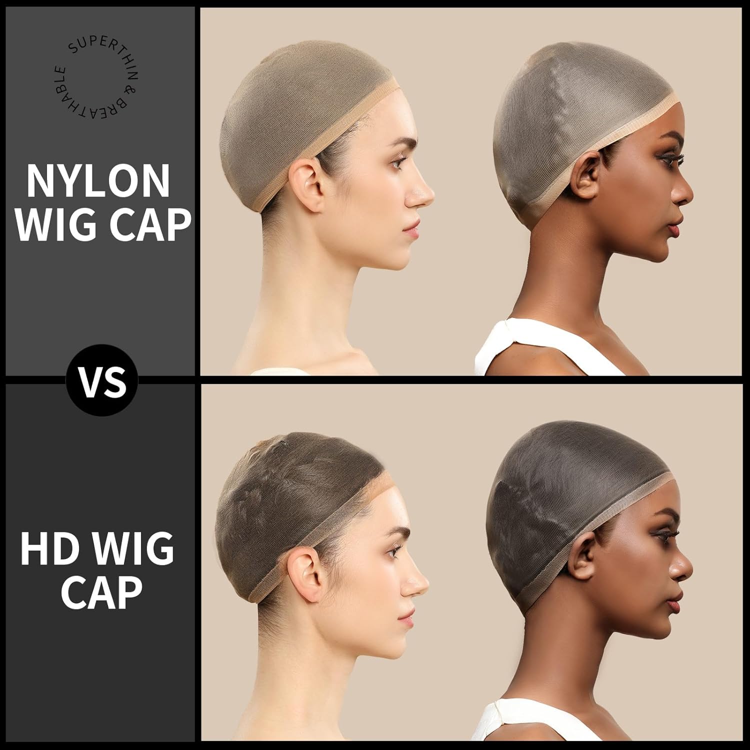 4/12 Stuks Geventileerde Nylon - Wig Cap Stocking recensie en prijs