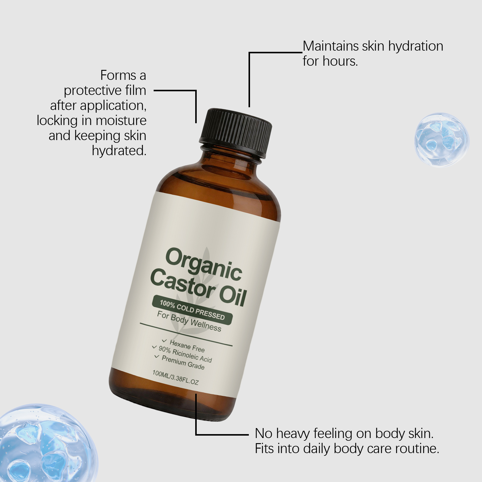 Biologische Castor Olie Koudge - Castor Oil Cold Press recensie en prijs