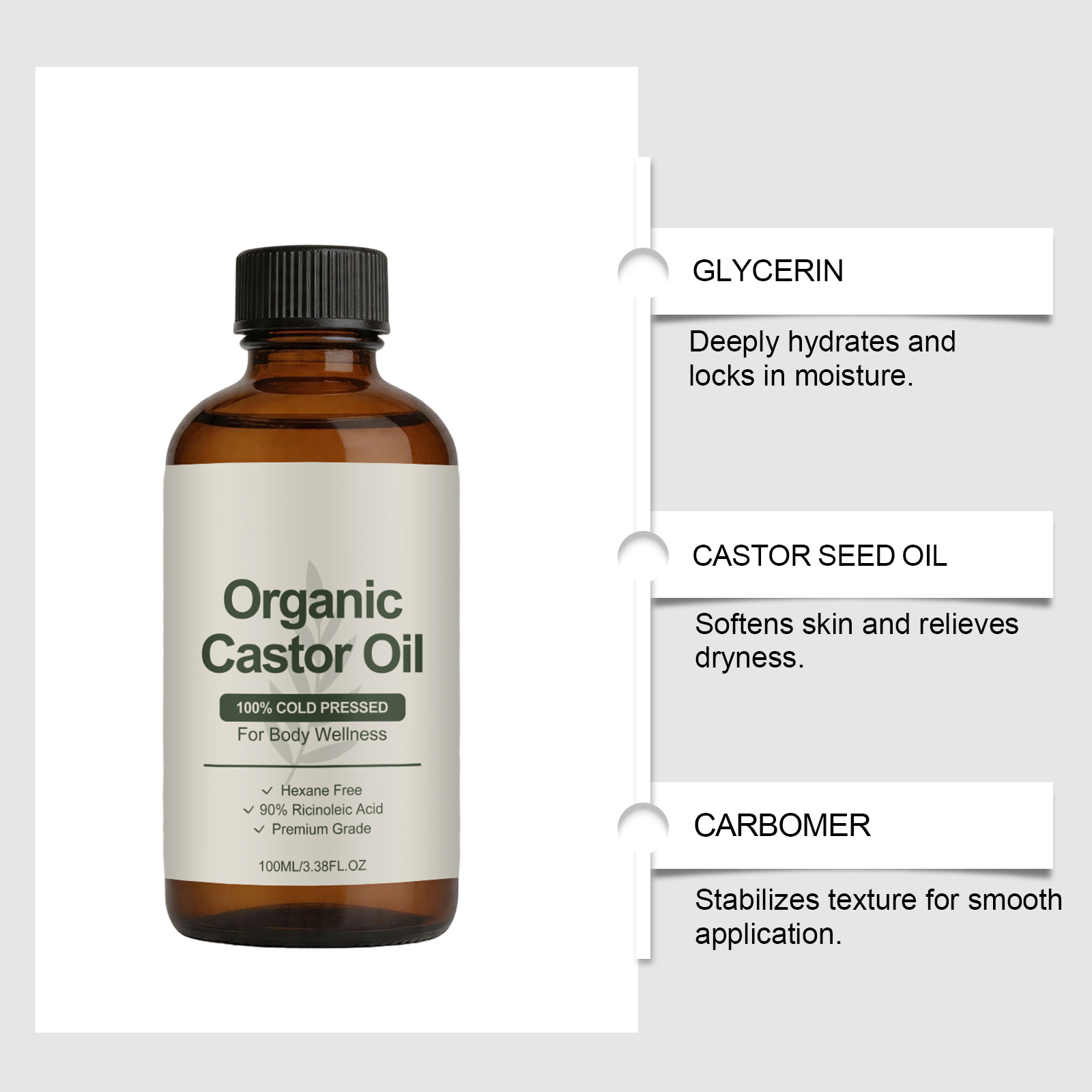 Biologische Castor Olie Koudge - Castor Oil Cold Press recensie en prijs