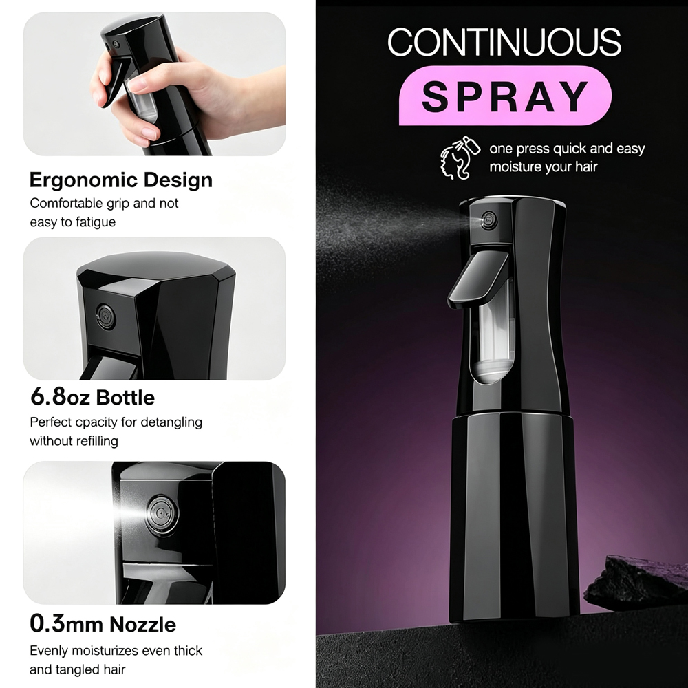 Ontklitborstelset met spuitfle - Hair Care For Wavy Hair recensie en prijs