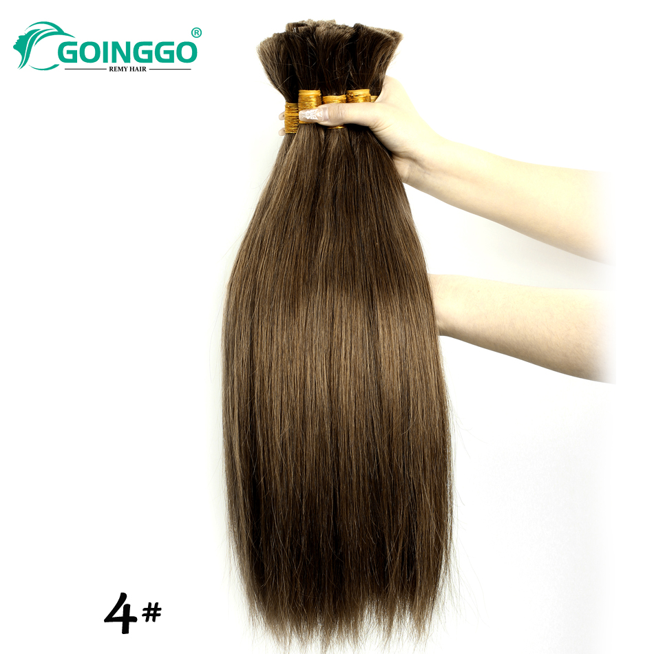 4 # Chocoladebruin Recht Bulk  - Crochet Braiding Hair recensie en prijs