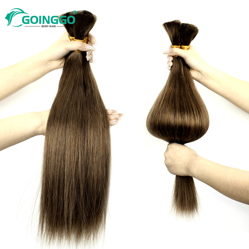 4 # Chocoladebruin Recht Bulk  - Crochet Braiding Hair recensie en prijs